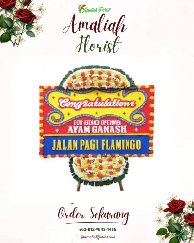 Bunga Papan Congratulation di Bojongkalong